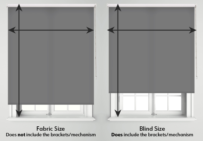Fabric Size or Blind Size