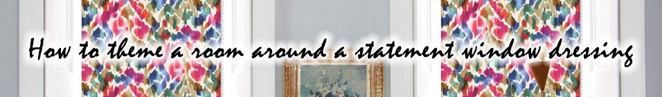 Multi coloured patterned window blinds