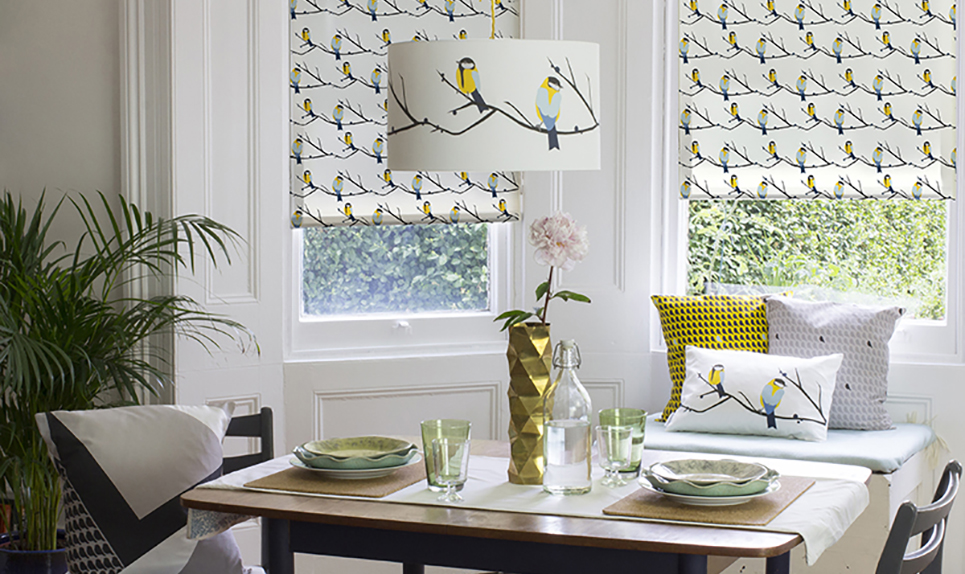 Lorna Syson Juneberry Roller Blind