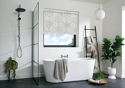 No Drill Blinds for Bathrooms