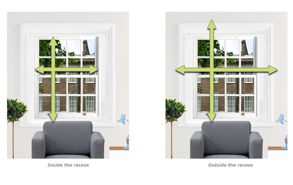 How to measure your window for blinds