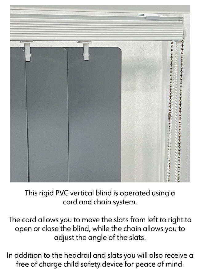 Rigid PVC Headrail Operation