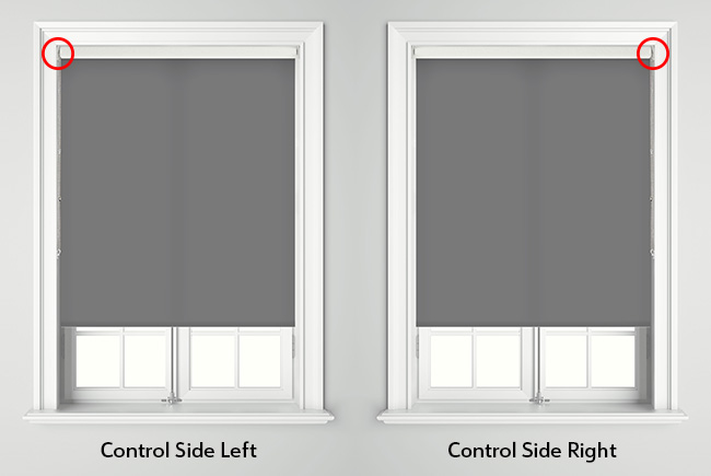 Roller Blind Control Side