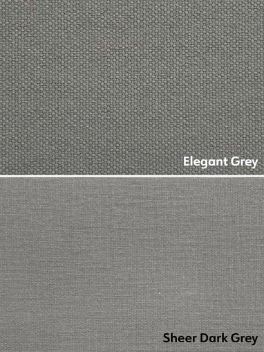 Blackout Elegant Grey and Sheer Dark Grey Double Roller Blind