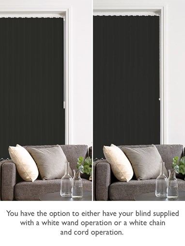 Candy Apple Red 89mm Blackout Vertical Blind