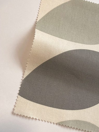 Orla Kiely Multi Stem Warm Grey Soft Fabric Roller Blind