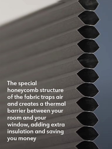 Honed Stone Blackout Perfect Fit Cellular Thermal Blind