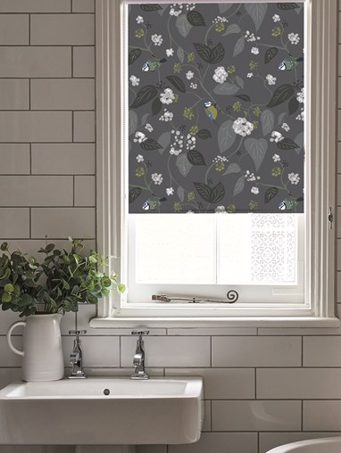 Spring Ivy Slate Roller Blind by Lorna Syson