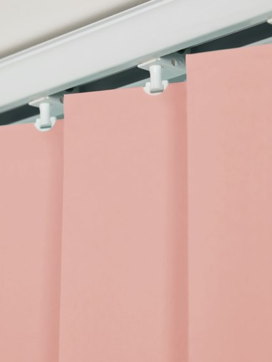 Hanami Pink Blackout 89mm Vertical Blind Replacement Slats
