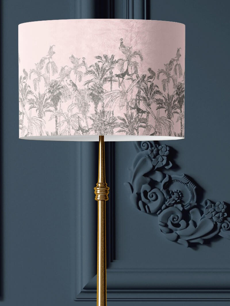 Amazon Blush Tropical Lampshade by Boon & Blake