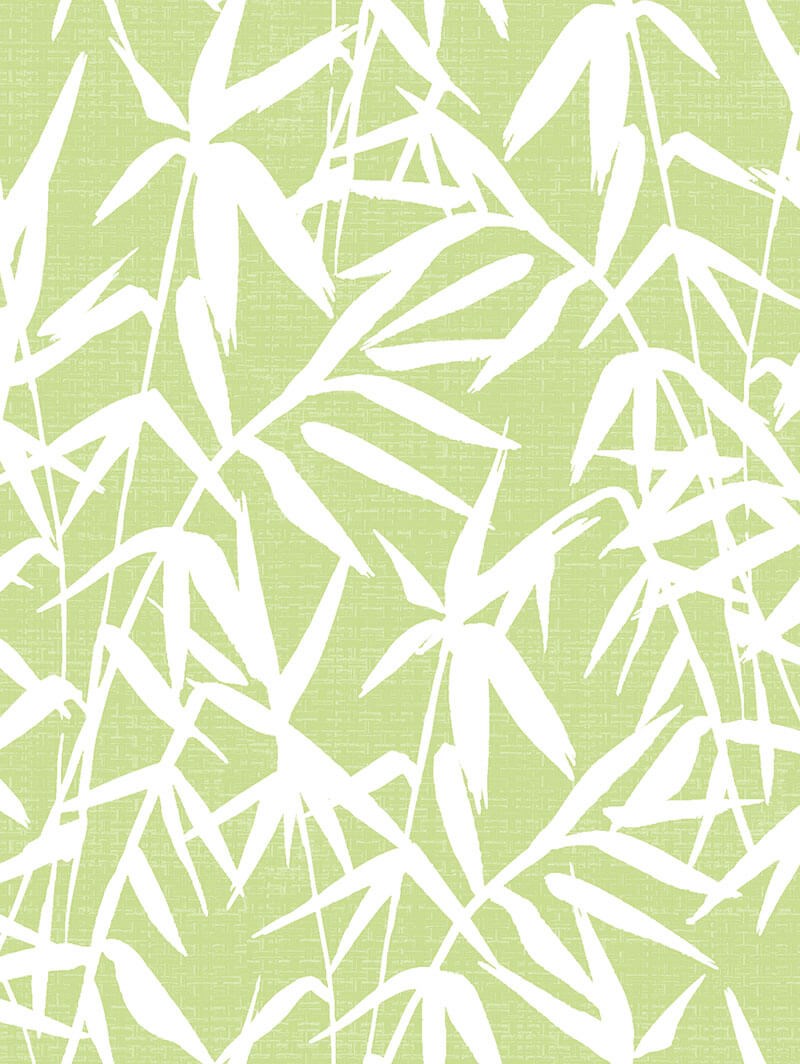 Bamboo Shadows Forest Green Floral Leaf Roller Blind