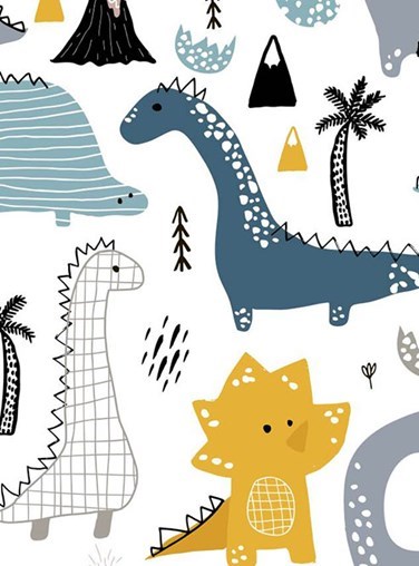 Designer Dinosaurs Childrens Roller Blind