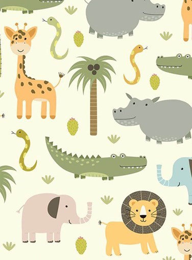 At The Zoo Childrens Roller Blind
