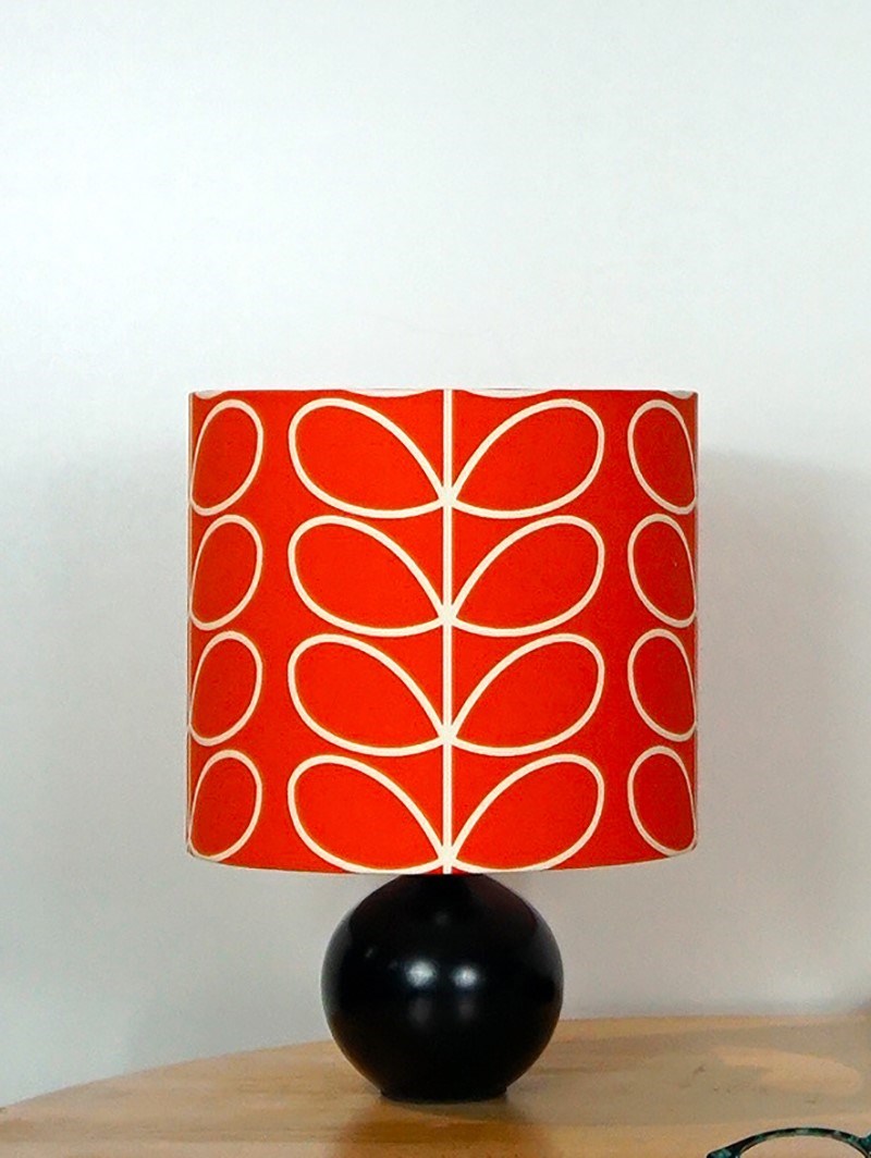 Orla Kiely Linear Stem Tomato Lampshade