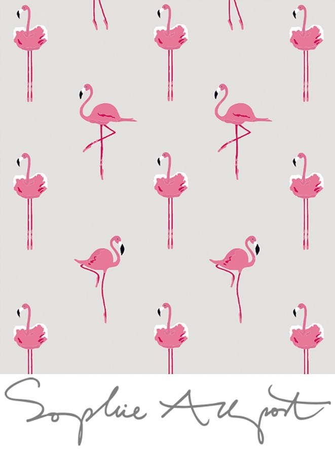 Sophie Allport Flamingos Lampshade