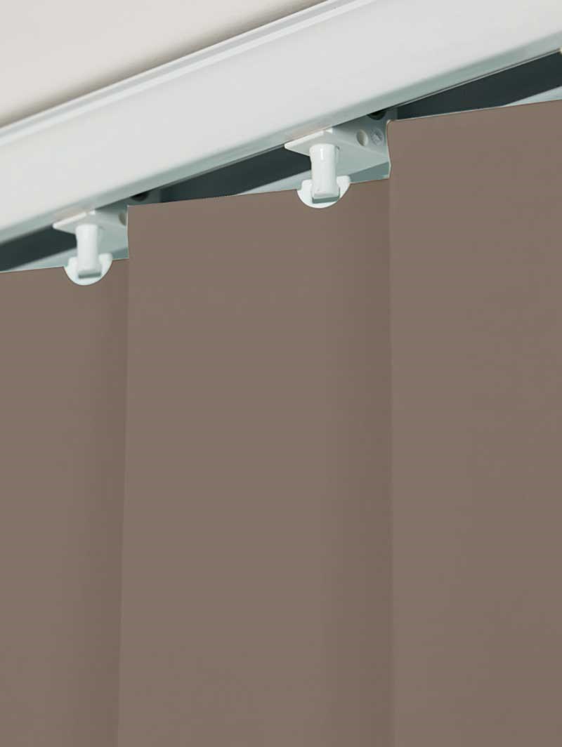 Cocoa Blackout 89mm Vertical Blind Replacement Slats