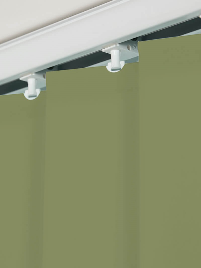 Green Tea Daylight 89mm Vertical Blind Replacement Slats