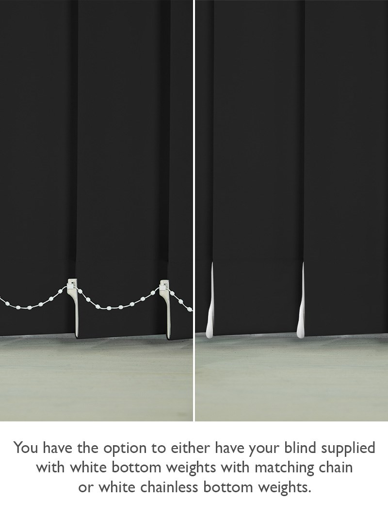 Rope White 89mm Daylight  Vertical Blind