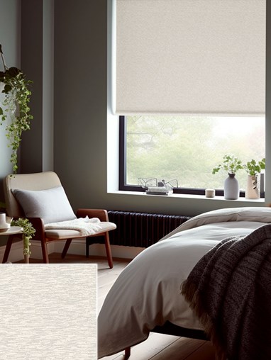 Amsterdam Light Taupe Blackout Thermal Roller Blind