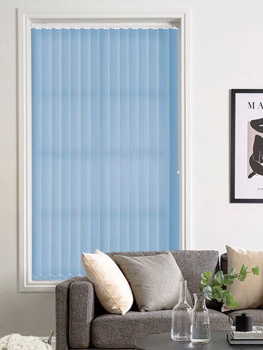 Baby Blue Daylight 89mm Vertical Blind Replacement Slats