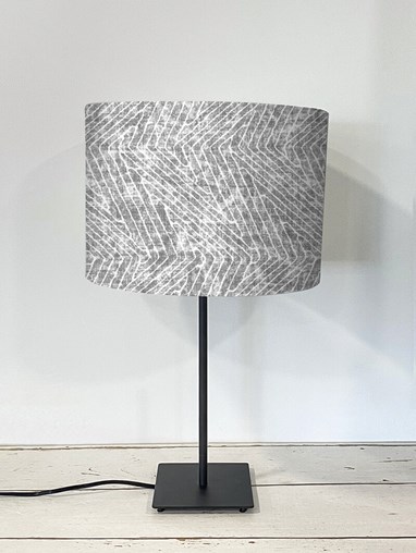 Linear Luxe Charcoal Lampshade
