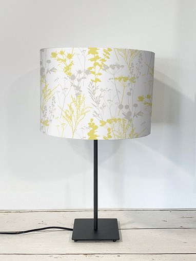 Meadow Leaf Yellow Lampshade