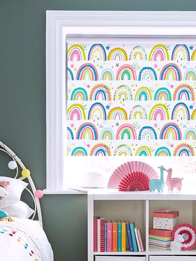 Over The Rainbow Multi Blackout Roller Blind
