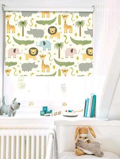 At The Zoo Blackout Roller Blind