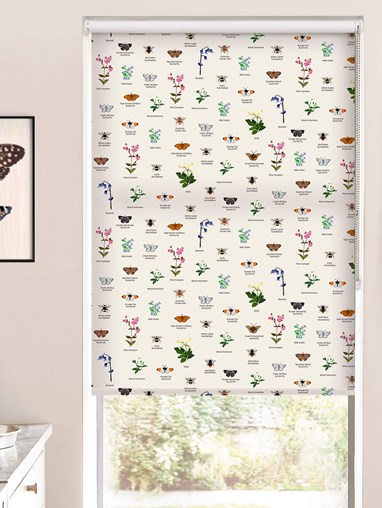 Oxfordshire Wildlife Roller Blind by Lorna Syson