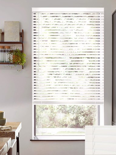Lily White Real Wood Venetian Blind