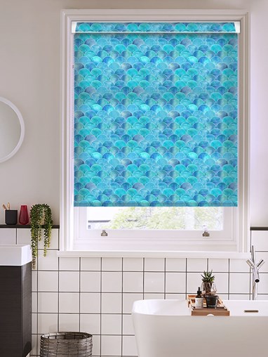 Fish Scales Grip Fit Roller Blind