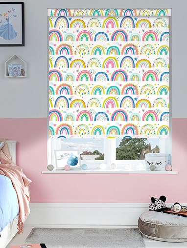 Over The Rainbow Multi Grip Fit Roller Blind