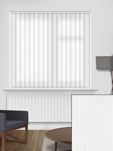 Candy Stripe Frost 89mm Vertical Blind Replacement Slats