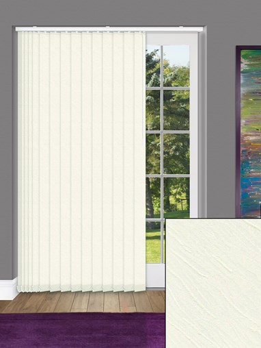 Zyon Beige 89mm Dim-Out Vertical Blind