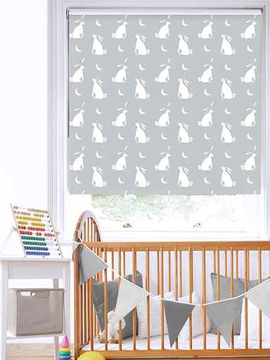 Moongazing on Cloud Roller Blind by Amanda Redwin