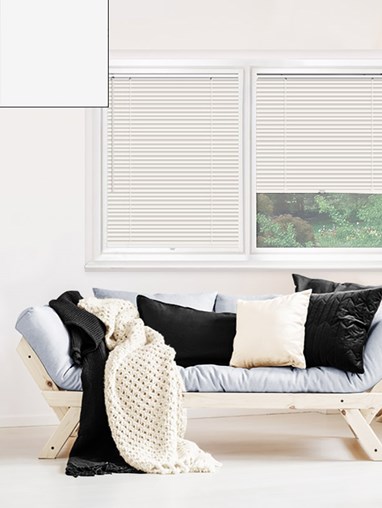 Matte Off White 25mm Perfect Fit Venetian Blind