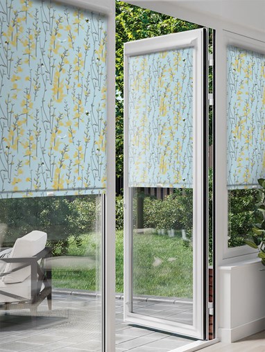 Broom and Bee SkyPerfect Fit Roller Blind by Lorna Syson