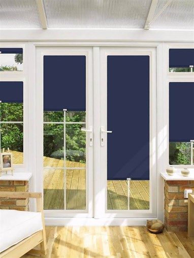 Blackout Highrise Perfect Fit Roller Blind for Doors