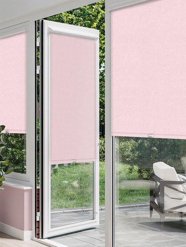 Melbourne Pale Pink Perfect Fit Roller Blind