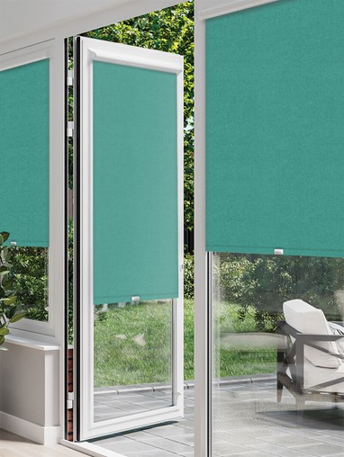 Melbourne Turquoise Perfect Fit Roller Blind