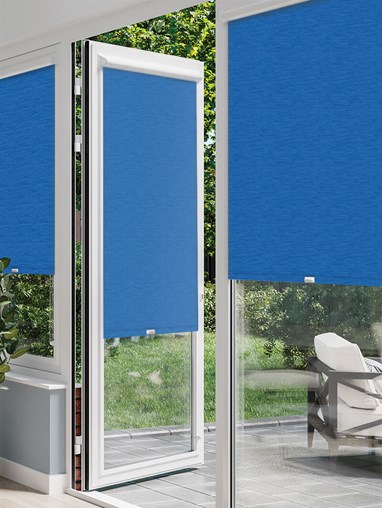 New York Marine Blue Perfect Fit Roller Blind