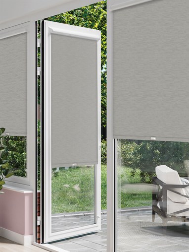 New York Metal Grey Perfect Fit Roller Blind