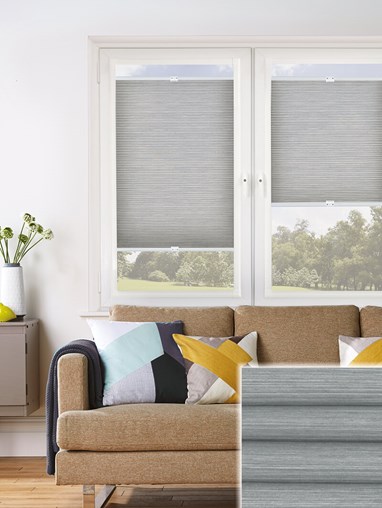 Mirage Slate Daylight Perfect Fit Cellular Thermal Blind