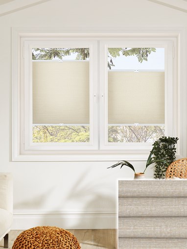 Raffia Wheat Daylight Perfect Fit Cellular Thermal Blind