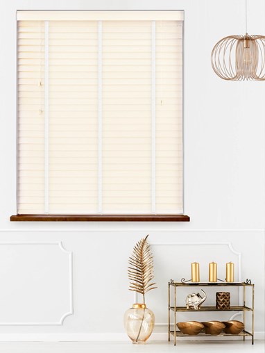 Quill Real Wood Venetian Blind With Cloud Tapes