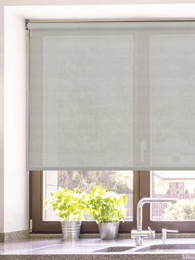 Pewter 3% Openness Sunscreen Roller Blind