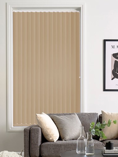 Spiced Brown Blackout 89mm Vertical Blind Replacement Slats