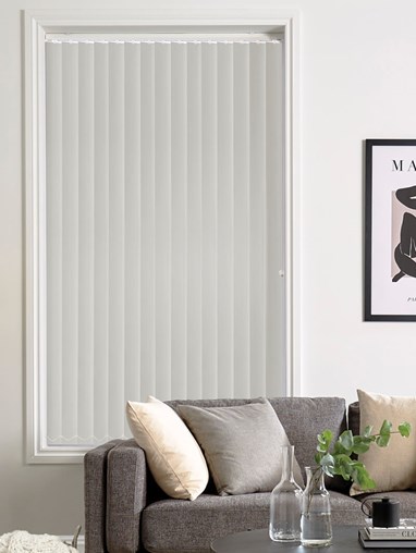 Tiree Pebble Blackout 89mm Vertical Blind Replacement Slats