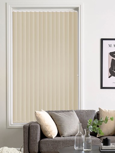 Iona Hessian Blackout 89mm Vertical Blind Replacement Slats