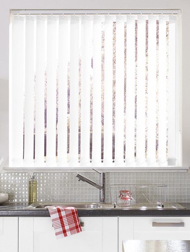 White Daylight 89mm Vertical Blind Replacement Slats